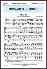 After All SATB choral sheet music cover